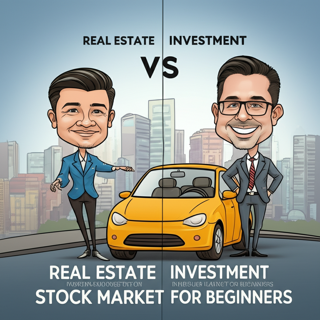 Real Estate Investment vs. Stock Market for Beginners